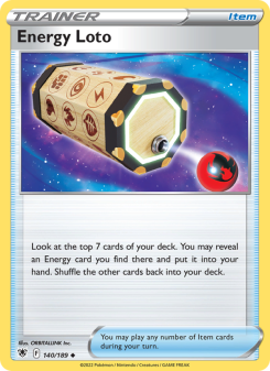Energy Loto - pokemon TCG Card