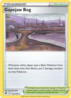 Gapejaw Bog - pokemon TCG Card