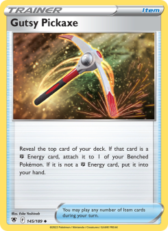 Gutsy Pickaxe - pokemon TCG Card