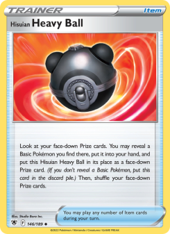 Hisuian Heavy Ball - pokemon TCG Card