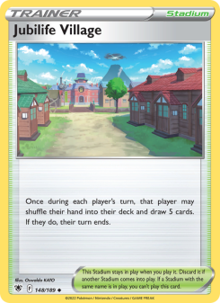 Jubilife Village - pokemon TCG Card