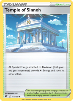 Temple of Sinnoh - pokemon TCG Card