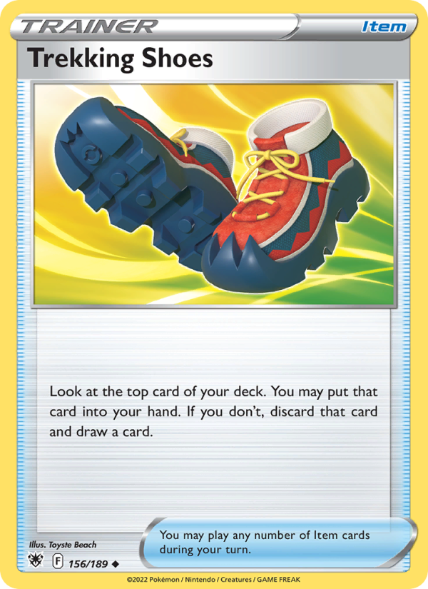 Trekking Shoes - Pokémon TCG Card