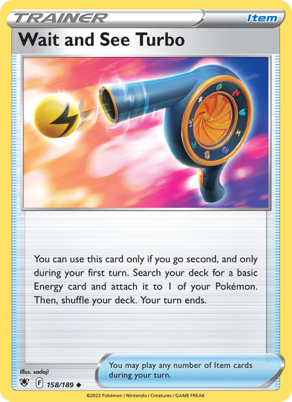 Wait and See Turbo - Pokémon TCG Card