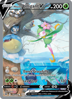 Hisuian Lilligant V - pokemon TCG Card