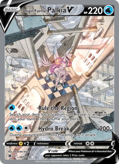 Origin Forme Palkia V - pokemon TCG Card