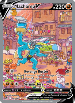 Machamp V - pokemon TCG Card