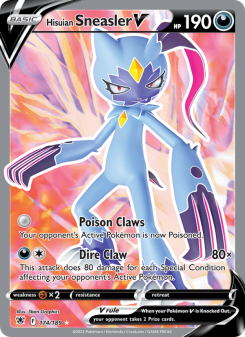 Hisuian Sneasler V - pokemon TCG Card