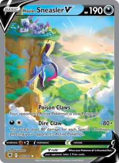 Hisuian Sneasler V - pokemon TCG Card