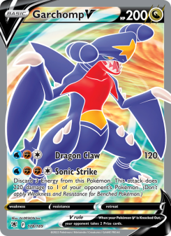 Garchomp V - pokemon TCG Card