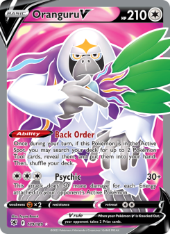 Oranguru V - pokemon TCG Card
