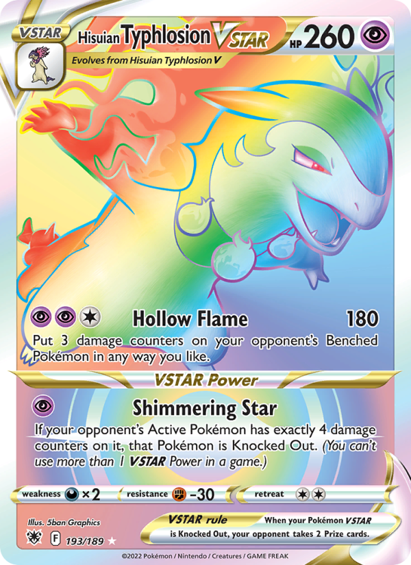 Hisuian Typhlosion VSTAR - Pokémon TCG Card