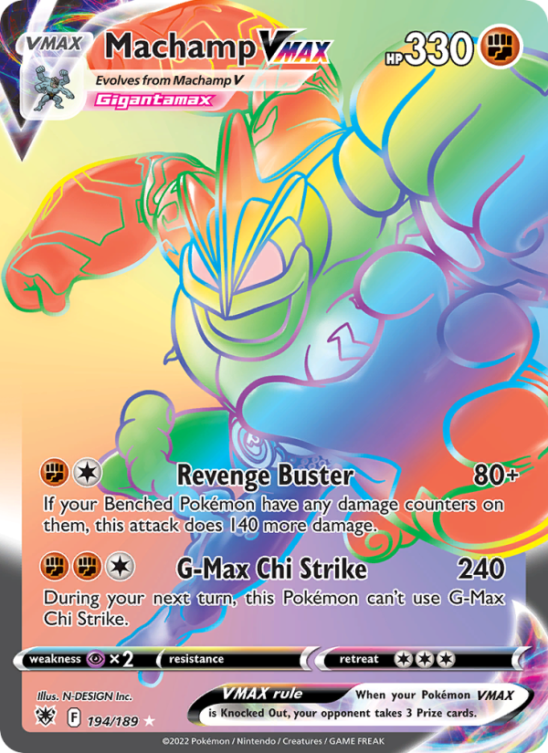 Machamp VMAX - Pokémon TCG Card