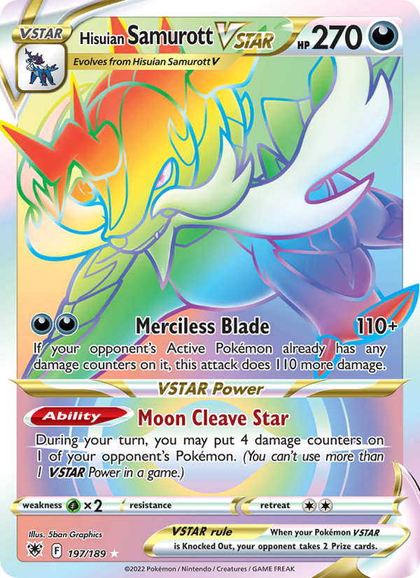Hisuian Samurott VSTAR - Pokémon TCG Card