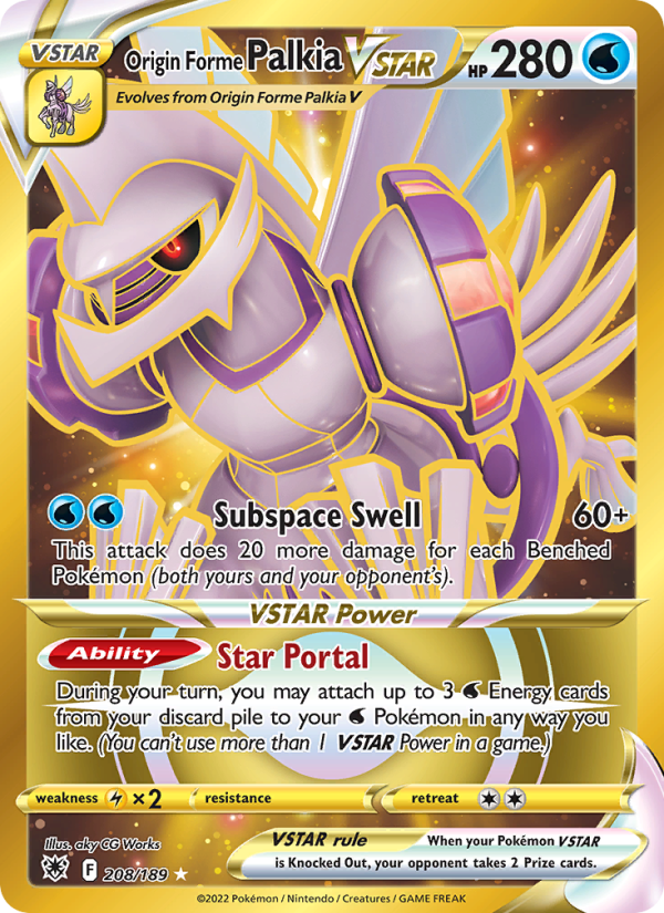 Origin Forme Palkia VSTAR - Pokémon TCG Card