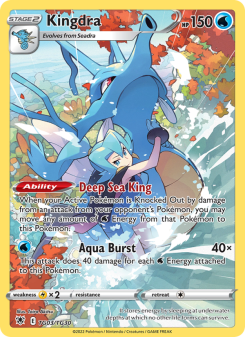 Kingdra - pokemon TCG Card