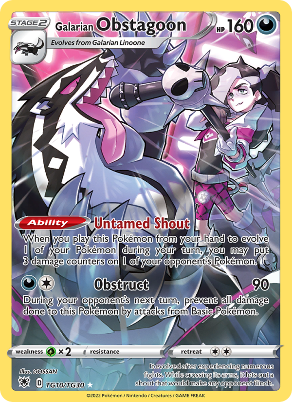 Galarian Obstagoon - Pokémon TCG Card