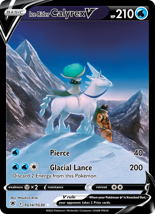 Ice Rider Calyrex V - Pokémon TCG Card
