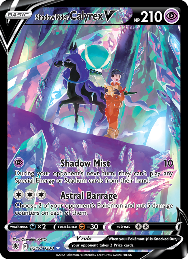 Shadow Rider Calyrex V - Pokémon TCG Card