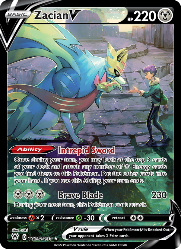 Zacian V - Pokémon TCG Card