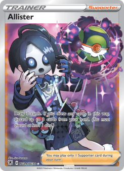 Allister - pokemon TCG Card