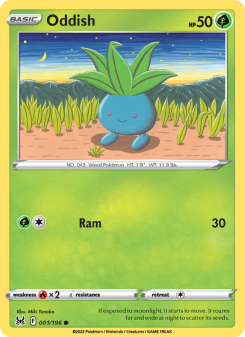 Oddish - pokemon TCG Card