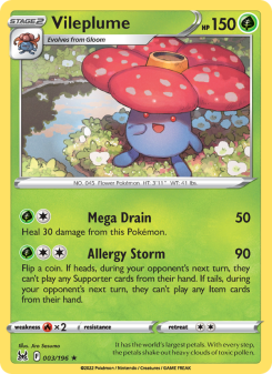 Vileplume - pokemon TCG Card