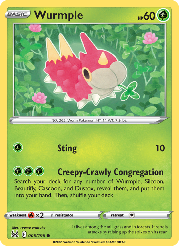 Wurmple - Pokémon TCG Card