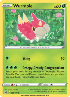 Wurmple - pokemon TCG Card