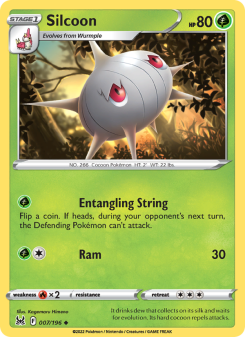 Silcoon - pokemon TCG Card