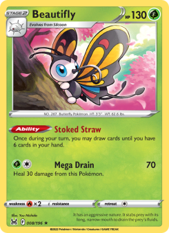 Beautifly - pokemon TCG Card