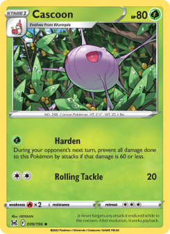 Cascoon - pokemon TCG Card