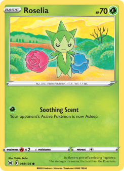 Roselia - pokemon TCG Card