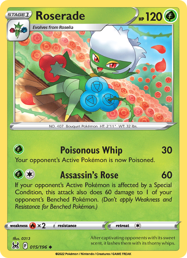 Roserade - Pokémon TCG Card