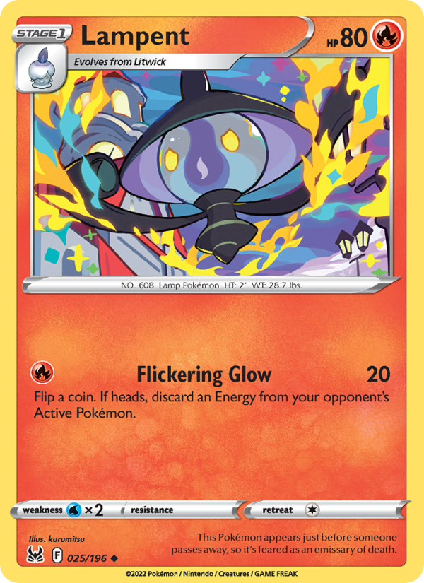 Lampent - Pokémon TCG Card
