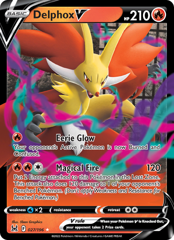 Delphox V - Pokémon TCG Card