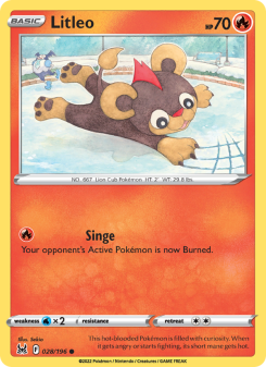 Litleo - pokemon TCG Card