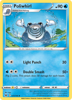 Poliwhirl - pokemon TCG Card