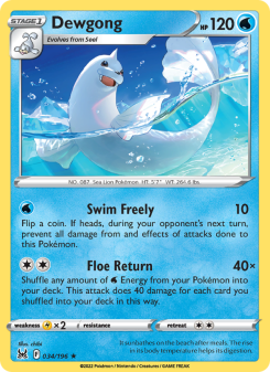 Dewgong - pokemon TCG Card