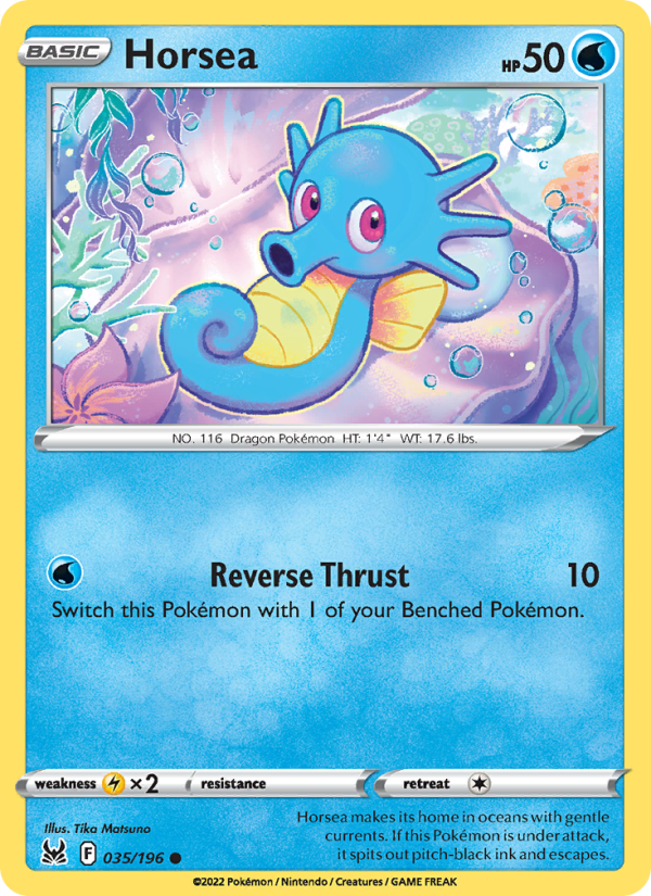 Horsea - Pokémon TCG Card