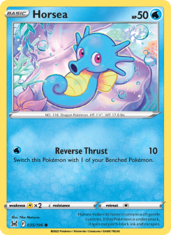 Horsea - pokemon TCG Card