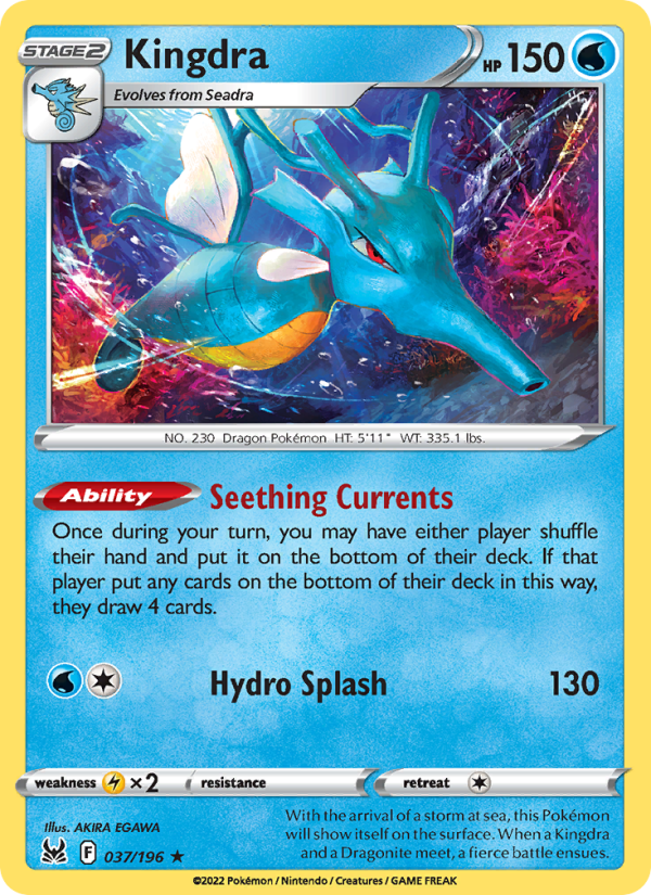 Kingdra - Pokémon TCG Card