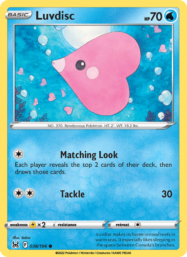 Luvdisc - Pokémon TCG Card