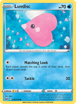 Luvdisc - pokemon TCG Card