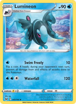Lumineon - pokemon TCG Card