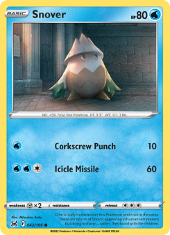 Snover - pokemon TCG Card