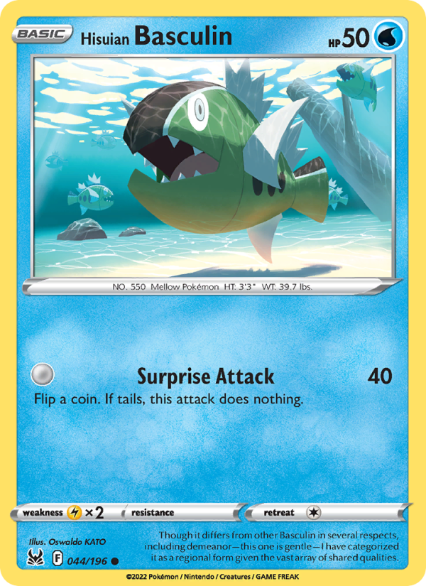 Hisuian Basculin - Pokémon TCG Card
