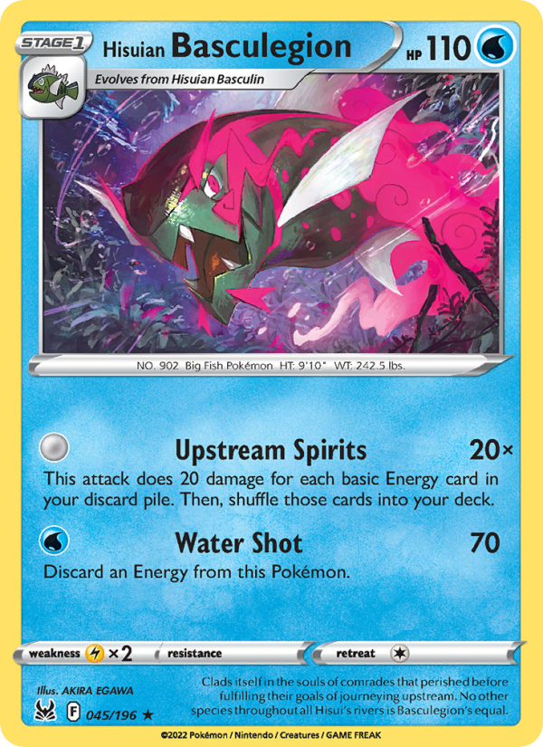 Hisuian Basculegion - Pokémon TCG Card