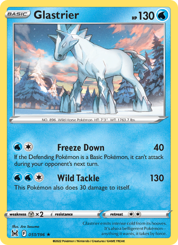 Glastrier - Pokémon TCG Card