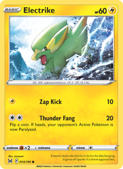 Electrike - pokemon TCG Card